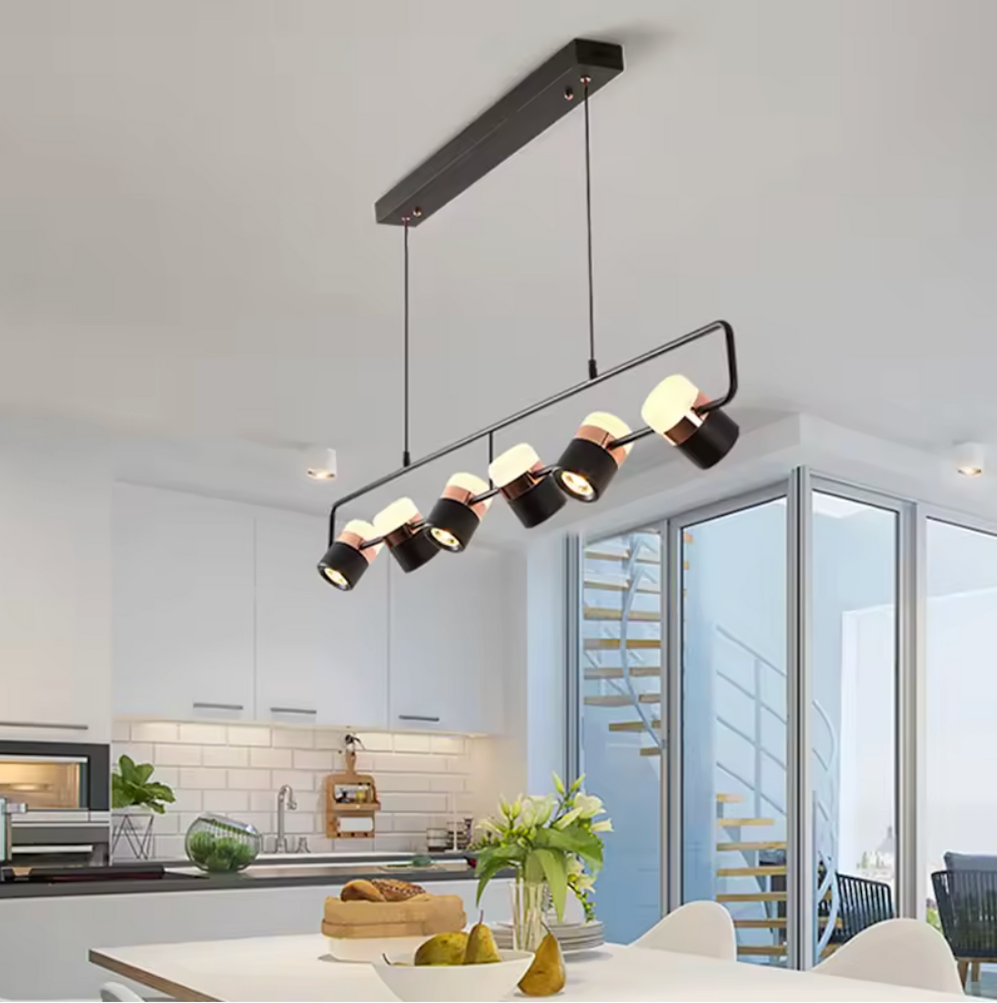 Modulus Six lights Contemporary Chandelier