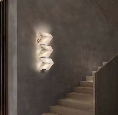 Merona Elegant Alabaster Indoor/Outdoor  Sconce Available in 3 sizes