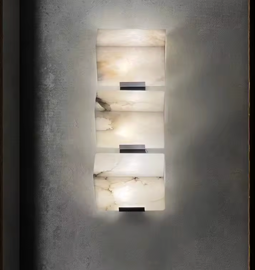 Merona Elegant Alabaster Indoor/Outdoor  Sconce Available in 3 sizes