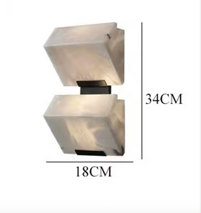 Merona Elegant Alabaster Indoor/Outdoor  Sconce Available in 3 sizes