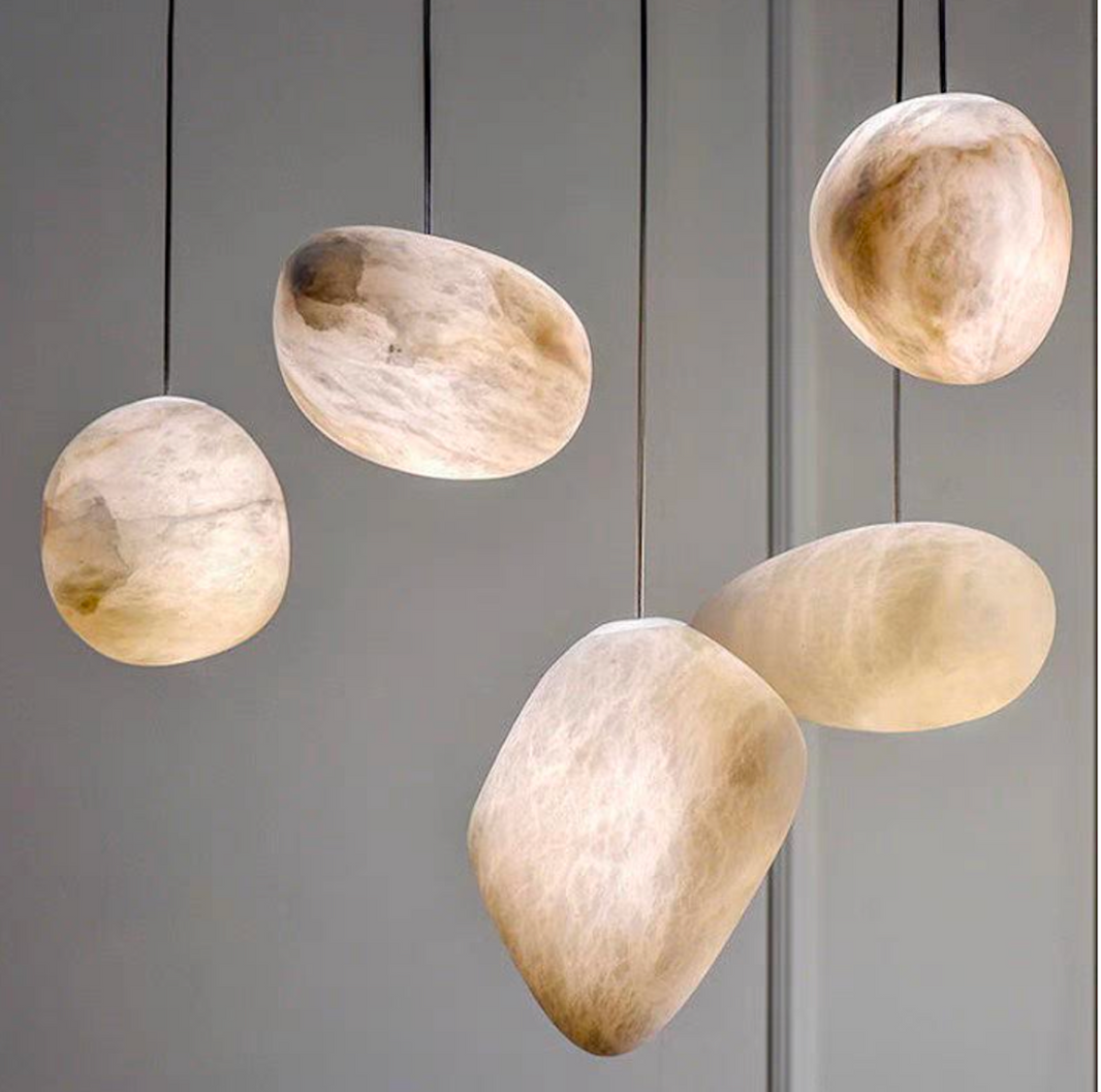 KOISHI  Alabaster LED Ceiling Lights in Multiple Shapes and sizes